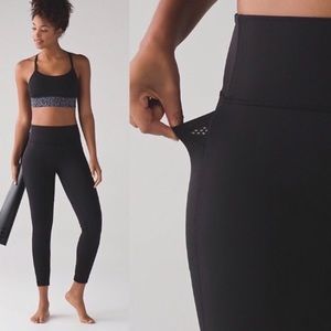 Lululemon Black Fit Physique Tight Full Length